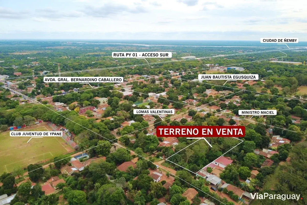 Terreno de 2.040 m² à venda em Ypané, Central