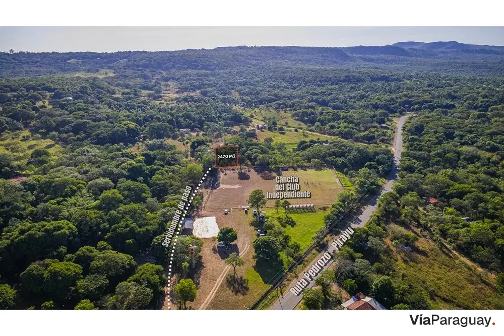 Land for sale in Pedrozo, Ypacaraí — 2,470 m²