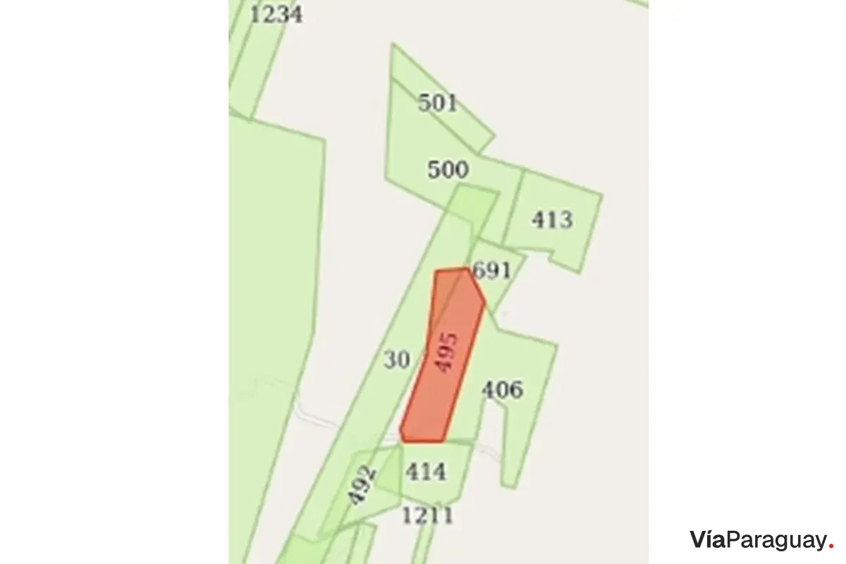 Terreno de 255 hectares à venda em Ñeembucú