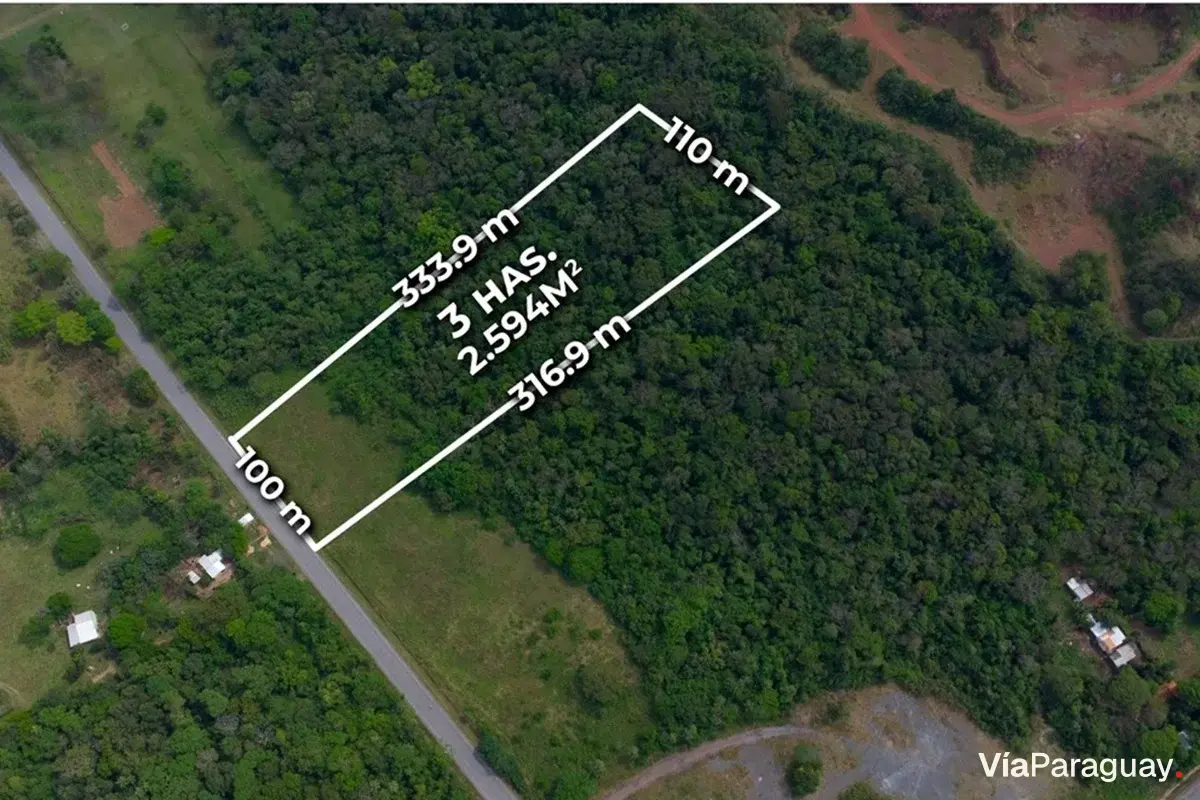 Terreno de 3 hectares à venda em Itá, Central
