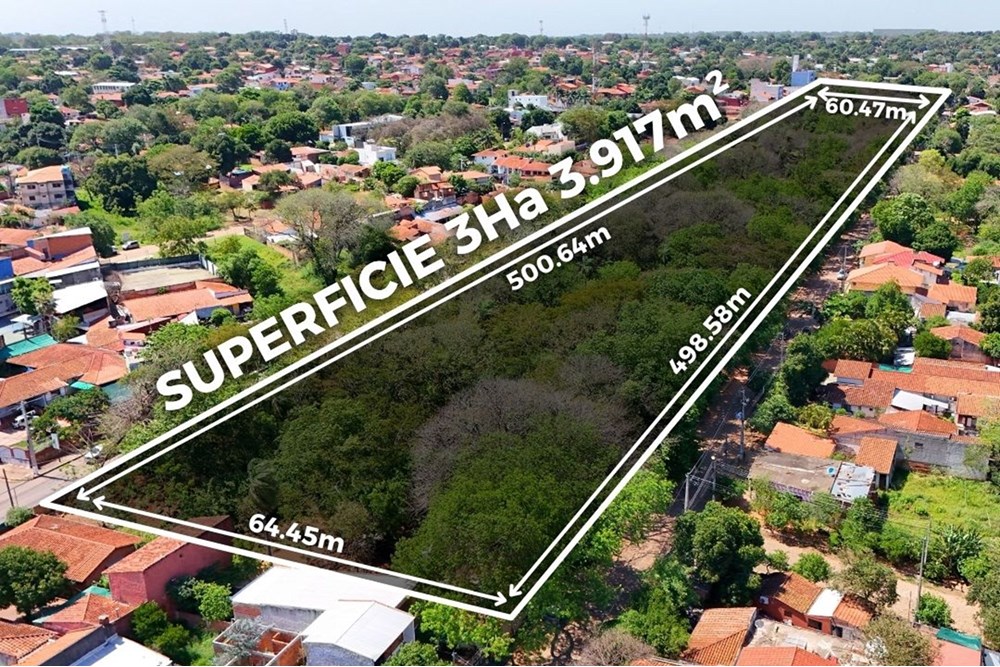 Land for sale in Lambaré – 33,917 m²