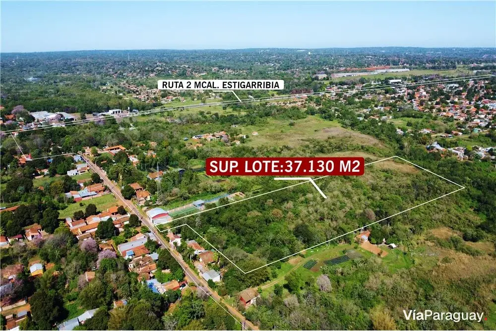 Terreno de 3,7 hectáreas en venta en Itauguá, Central