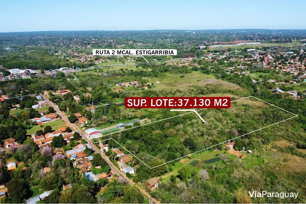 Terreno de 3.7 hectáreas en venta en Itauguá