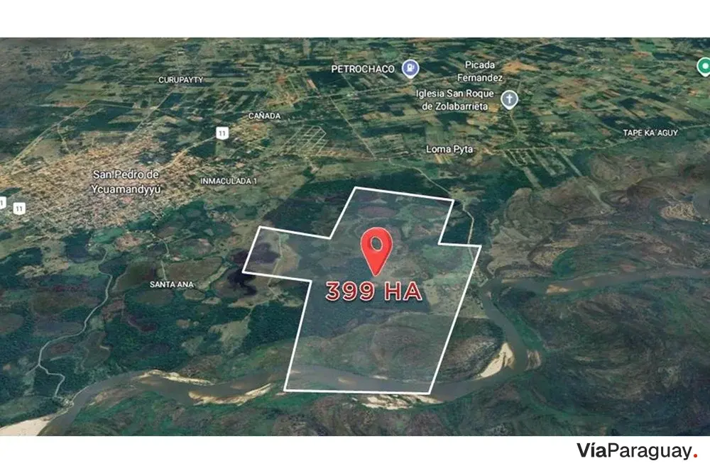 Terreno de 399 hectares à venda em San Pedro