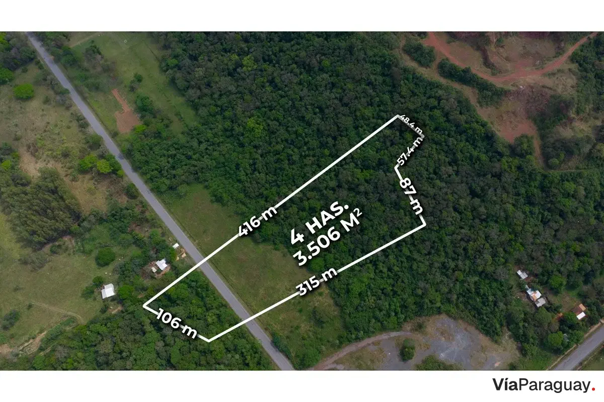 Terreno de 4 hectares à venda em Itá, Central