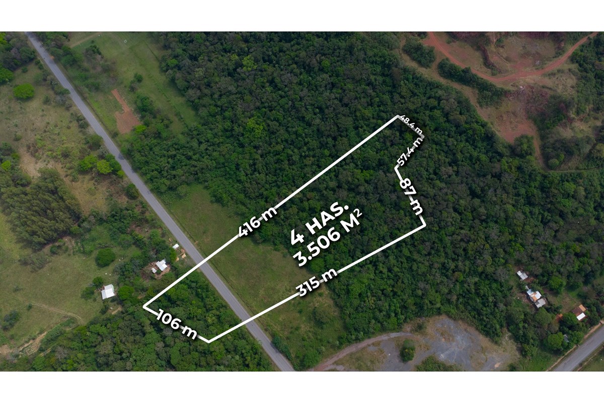 Terreno de 4 hectáreas en venta en Itá, Central