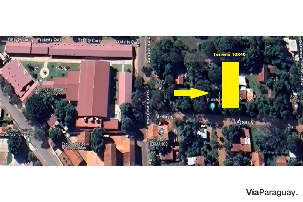 Terreno de 400 m² à venda em Santísima Cruz, Capiatá