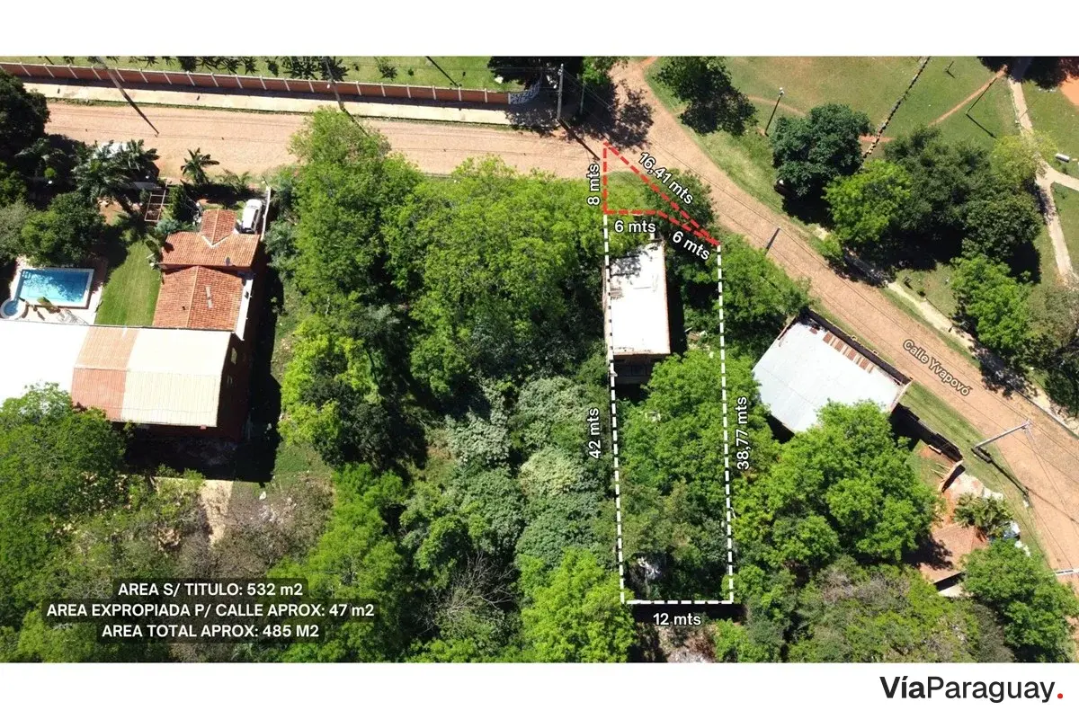 Terreno à venda em Ycuá Duré, Luque — 485 m²