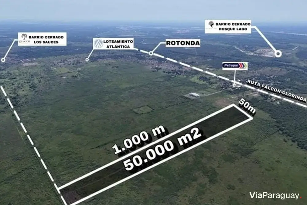 Terreno de 5 hectares à venda em Chaco'i, Puerto Falcón
