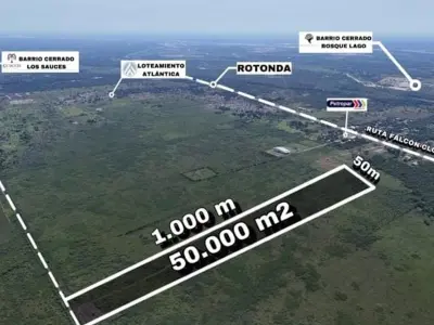 Terreno de 5 hectares à venda em Chaco'i, Puerto Falcón