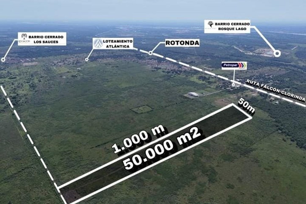 5-hectare land for sale in Chaco'i, Puerto Falcón