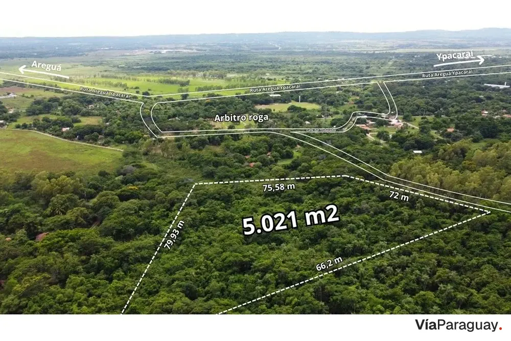 Terreno à venda em Cerro Guy, Ypacaraí – 5.021 m²