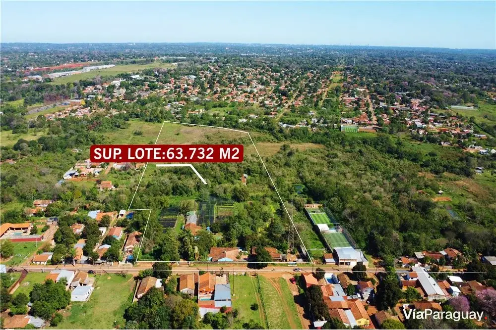 Terreno de 6,3 hectáreas en venta en Itauguá, Central