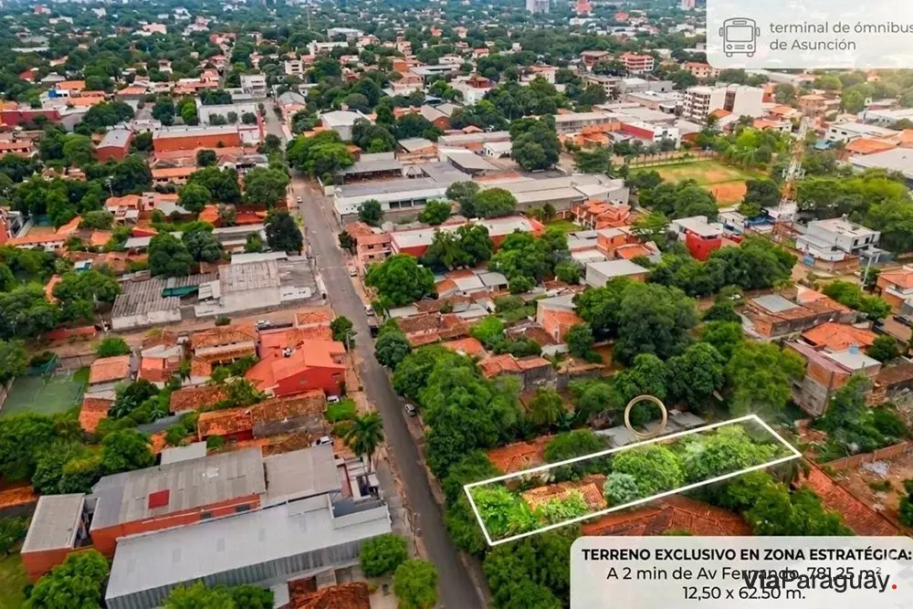 Terreno de 781 m² à venda em Lambaré, Panambireta