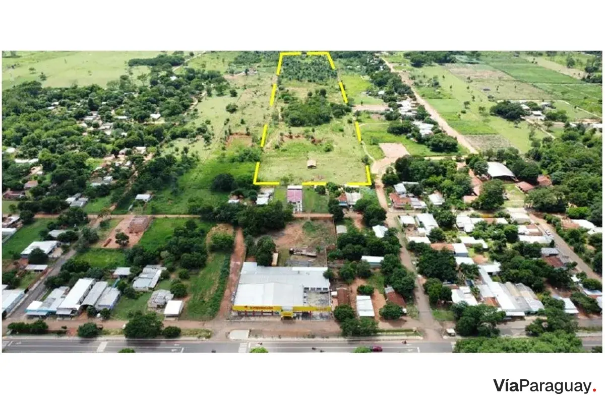 Terreno de 8 hectáreas en venta en Capiibary, San Pedro