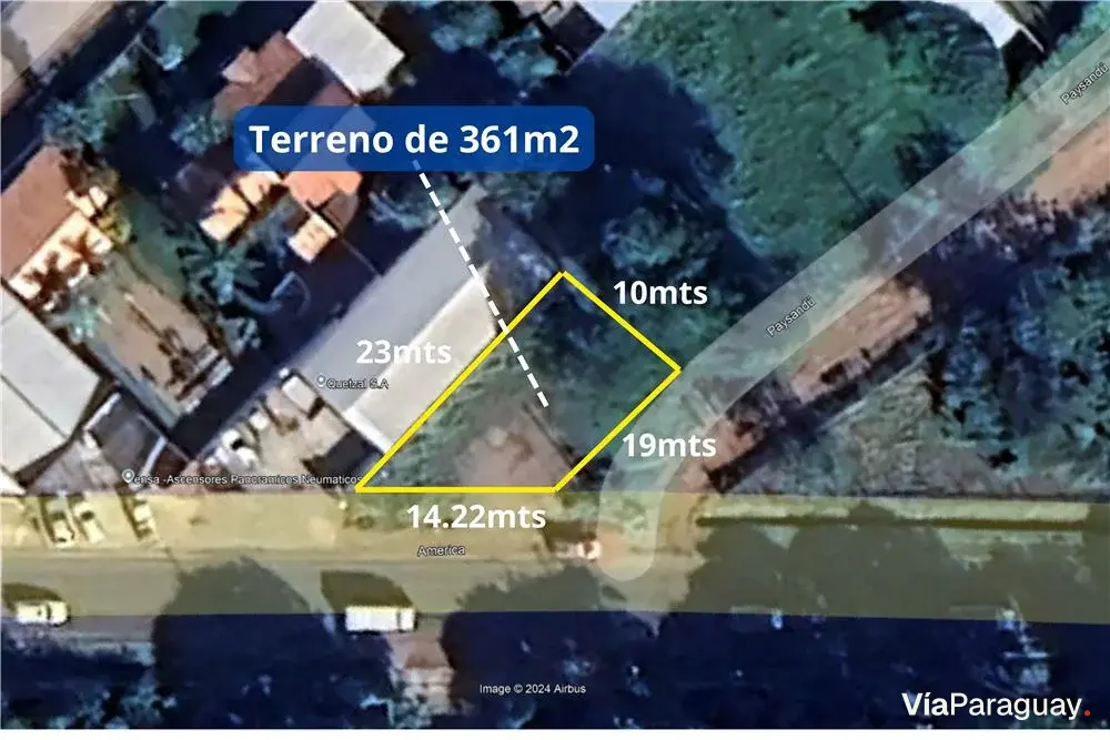 Terreno para alugar em Luque, na Avda. América