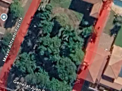 Terreno em Esquina de 1.200 m² em Pablo Rojas