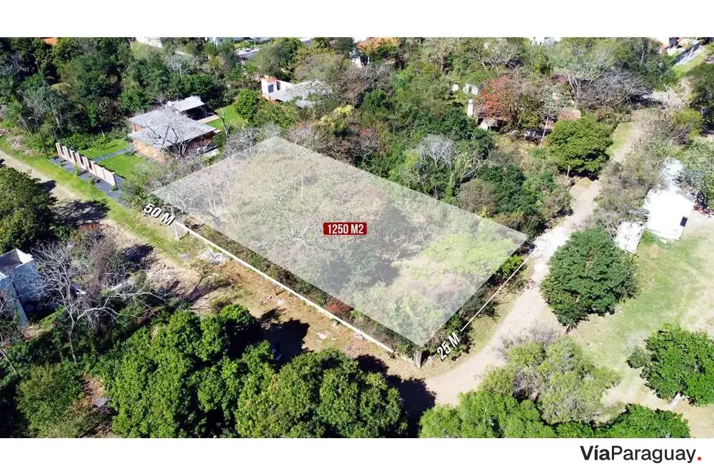 Terreno en esquina de 1.250 m² en venta en San Bernardino