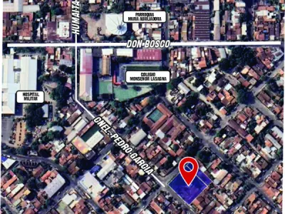 Terreno en esquina en venta en Asunción — 2.156 m²