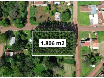 Corner lot for sale in Cambyretá, Itapúa
