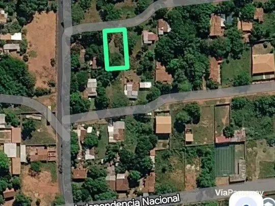 Corner lot for sale in Pindolo, Areguá