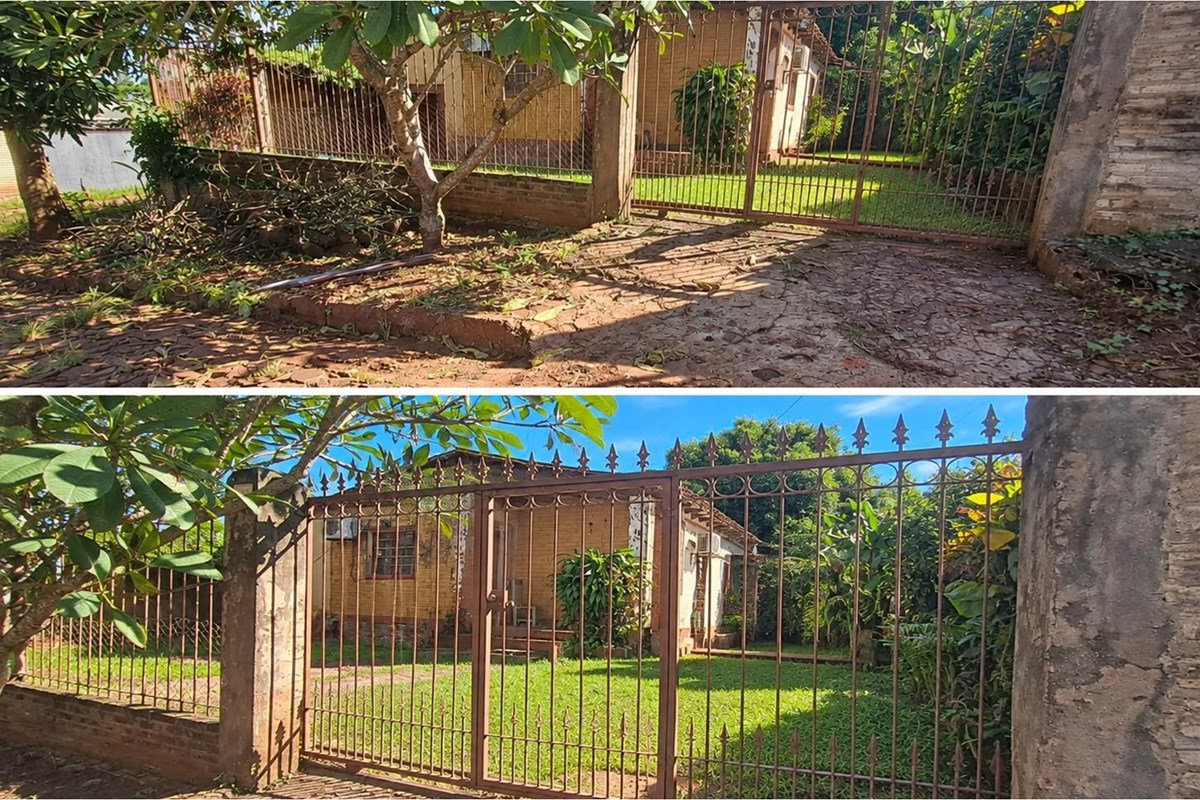 Terreno en venta con casa a reformar en Km 4 Monday