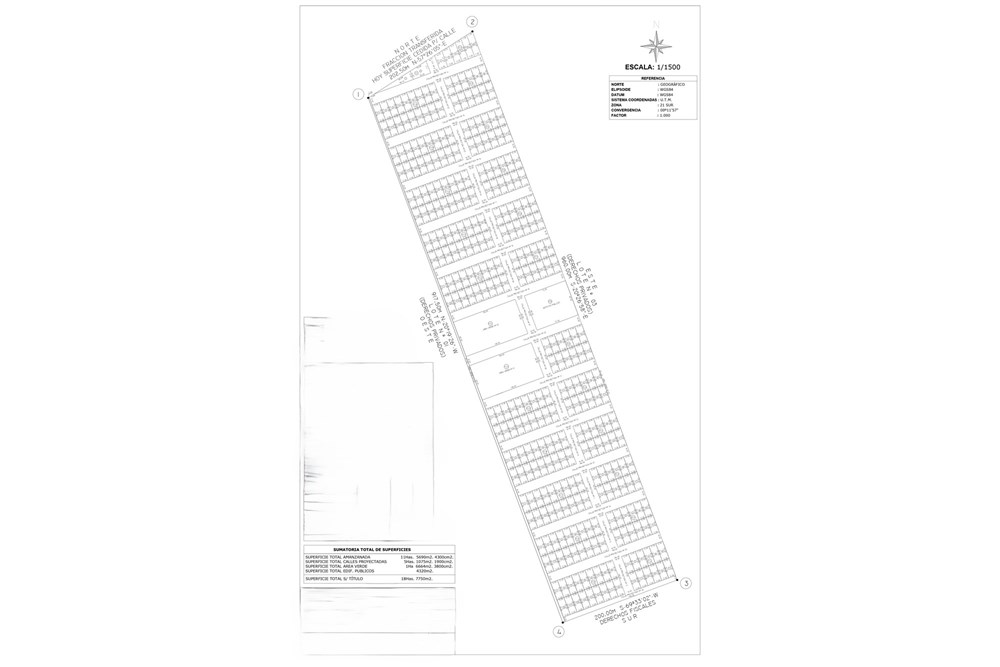 Land for sale with approved subdivision in Loreto, Concepción