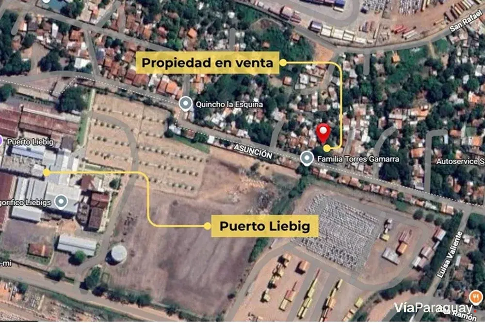 Terreno à venda com casa em Mariano Roque Alonso