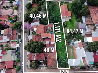 Terreno en venta de 1111 m² en Lambaré, Cuatro Mojones