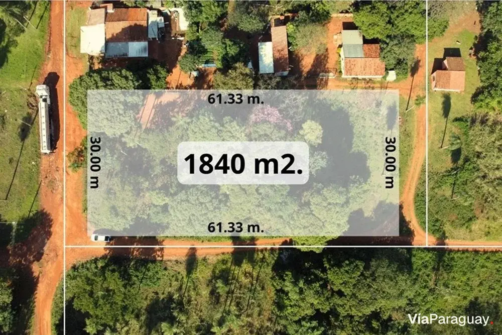 Terreno à venda de 1.840 m² em Areguá