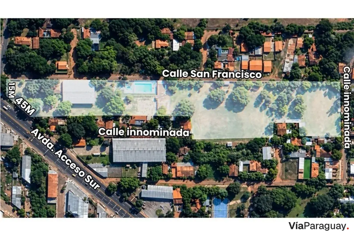 Terreno à venda de 2,1 ha no Acceso Sur, Ñemby