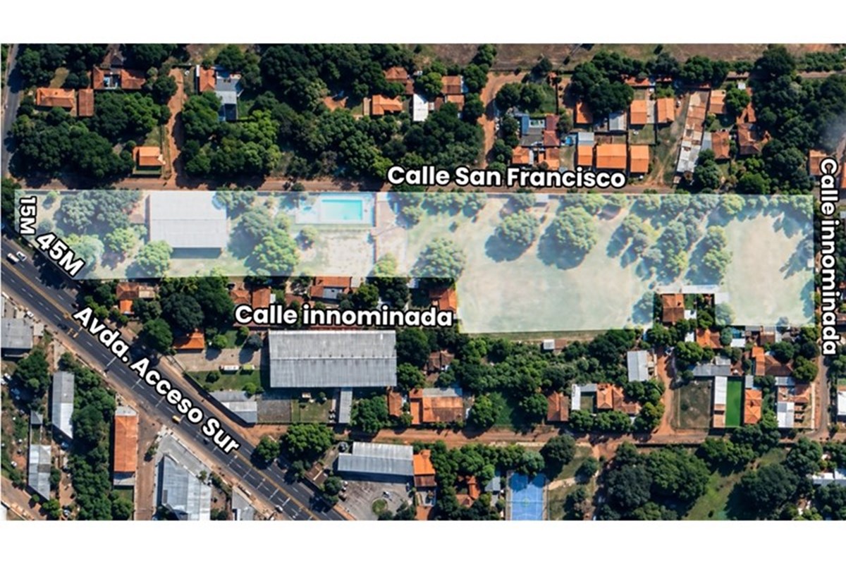 Terreno en venta de 2,1 ha sobre Acceso Sur, Ñemby