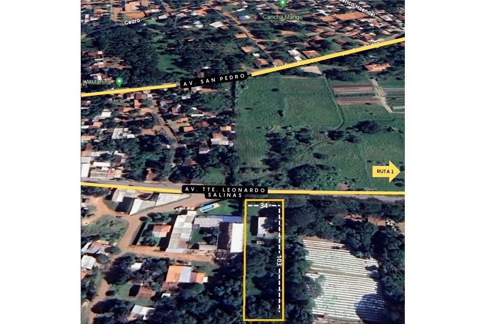 Terreno à venda de 3.502 m² em Kennedy, Capiatá
