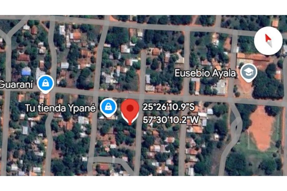 Land for sale, 360 m², in Colonia Thompson, Ypané
