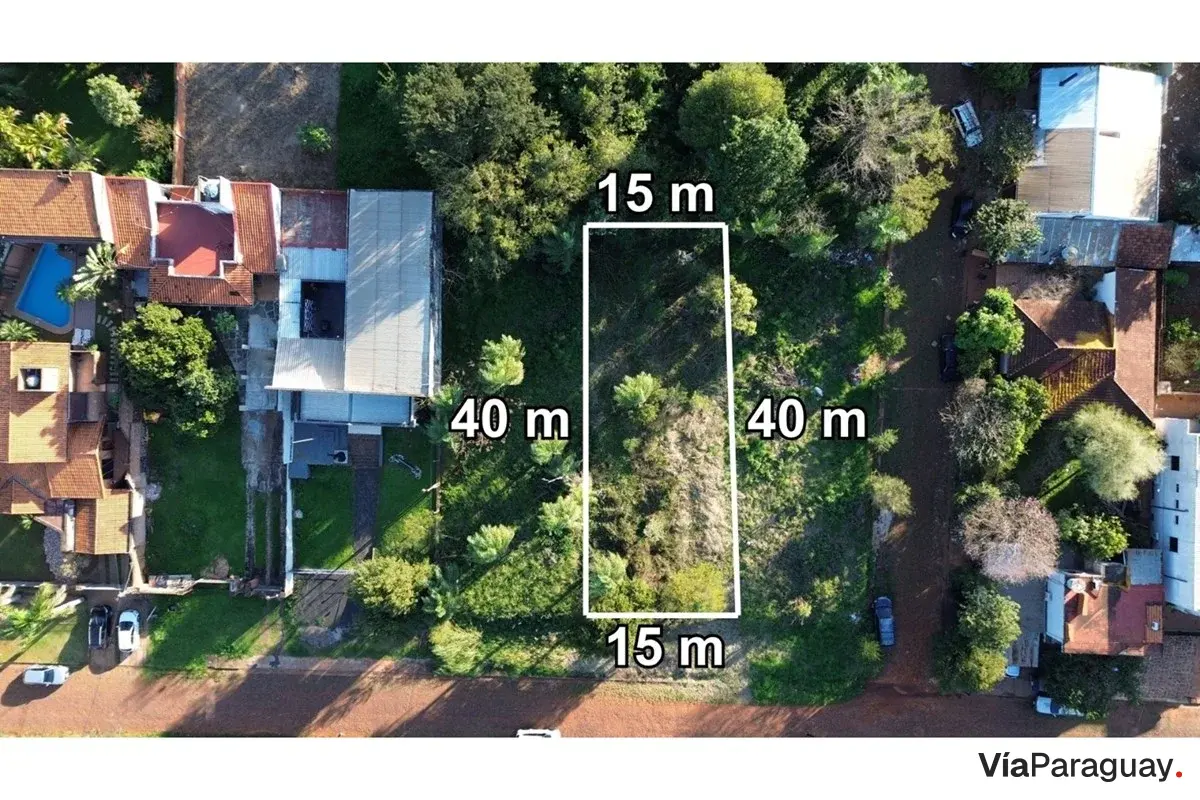 Land for sale, 600 m², in Mbói Ka'e, Encarnación
