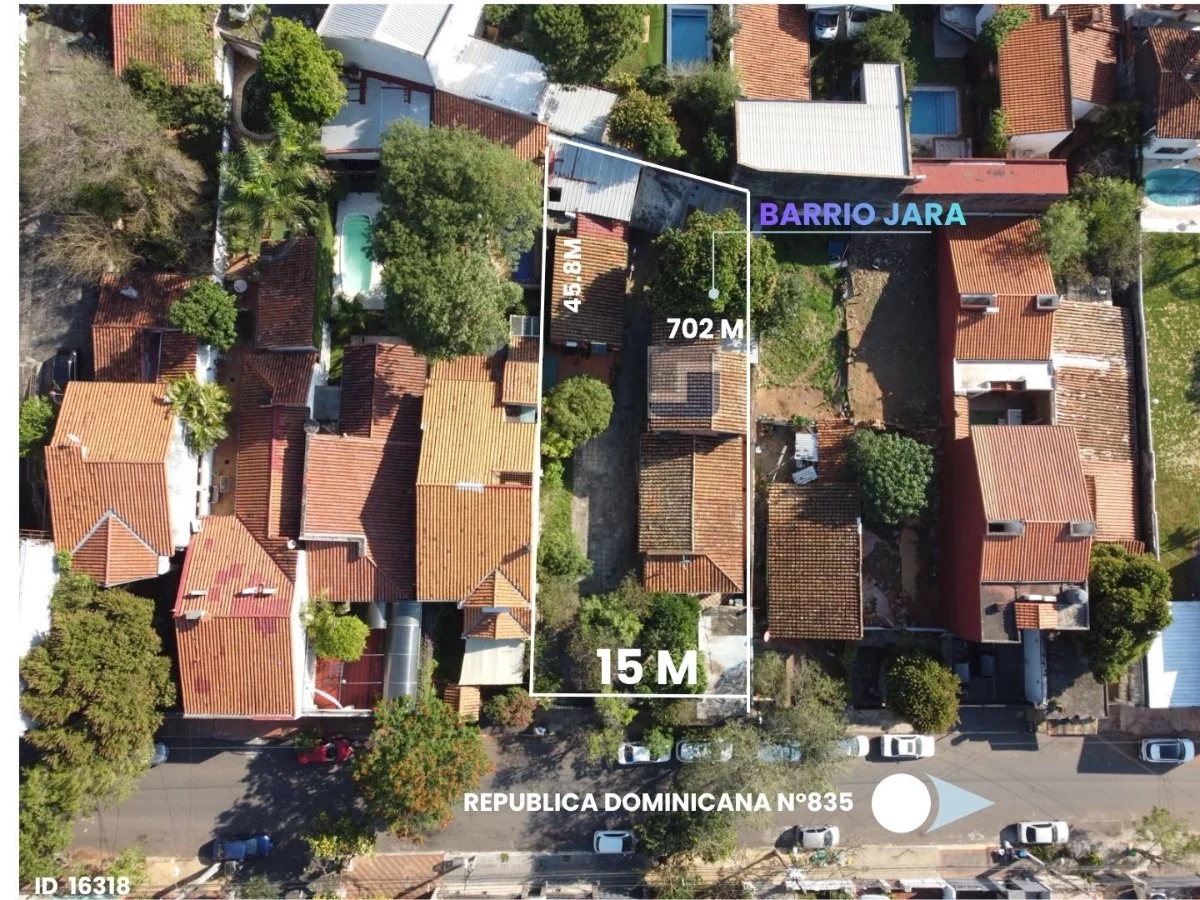 Terreno à venda de 702 m² no Barrio Jara, Assunção