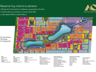 Land for sale in Alto Olivos, Villa Hayes