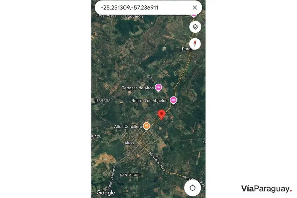 Terreno en venta en Altos, Cordillera
