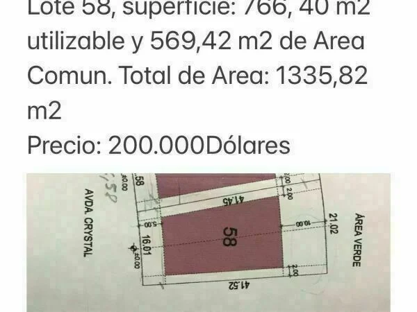 Terreno en venta en Aqua Village, Altos, Cordillera