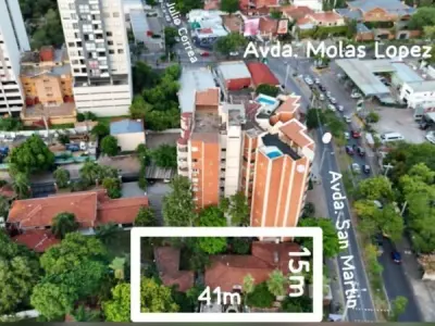 Terreno en venta en Asunción, Las Carmelitas – Avda. San Martín y Molas López