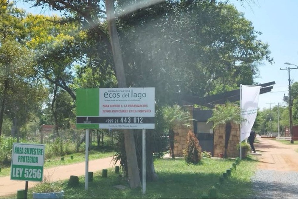 Terreno en venta en barrio cerrado Ecos del Lago, Areguá