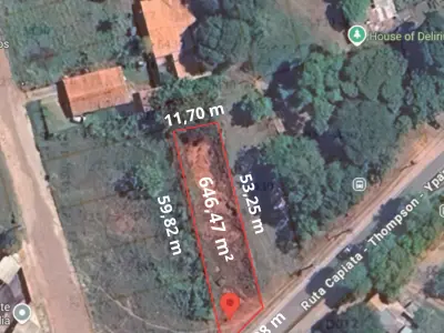 Terreno en venta en Barrio Colinas de Thompson, Capiatá | 646 m²