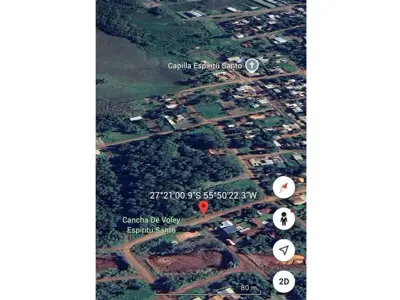 Land for sale in Espíritu Santo neighborhood, Cambyretá