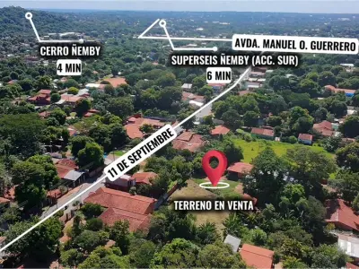 Terreno en venta en Barrio Rincón, Ñemby – 1.224 m²
