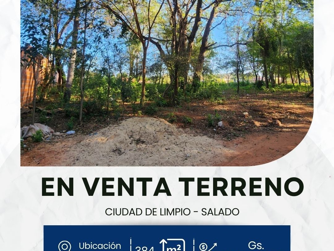 Terreno en venta en Barrio Salado-I, Limpio | 384 m²