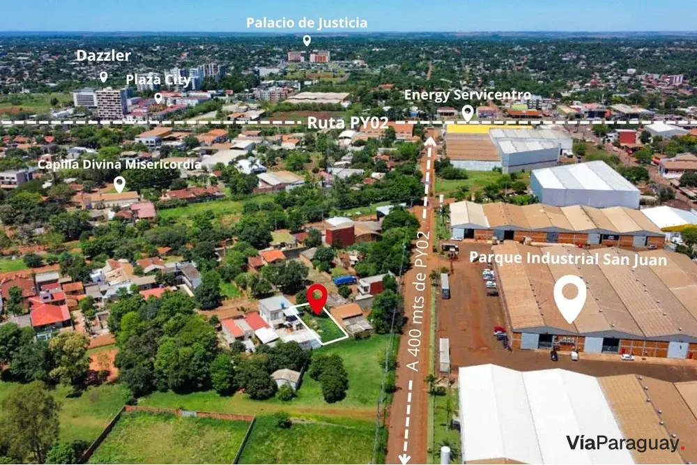 Terreno en venta en Barrio San Juan, Ciudad del Este