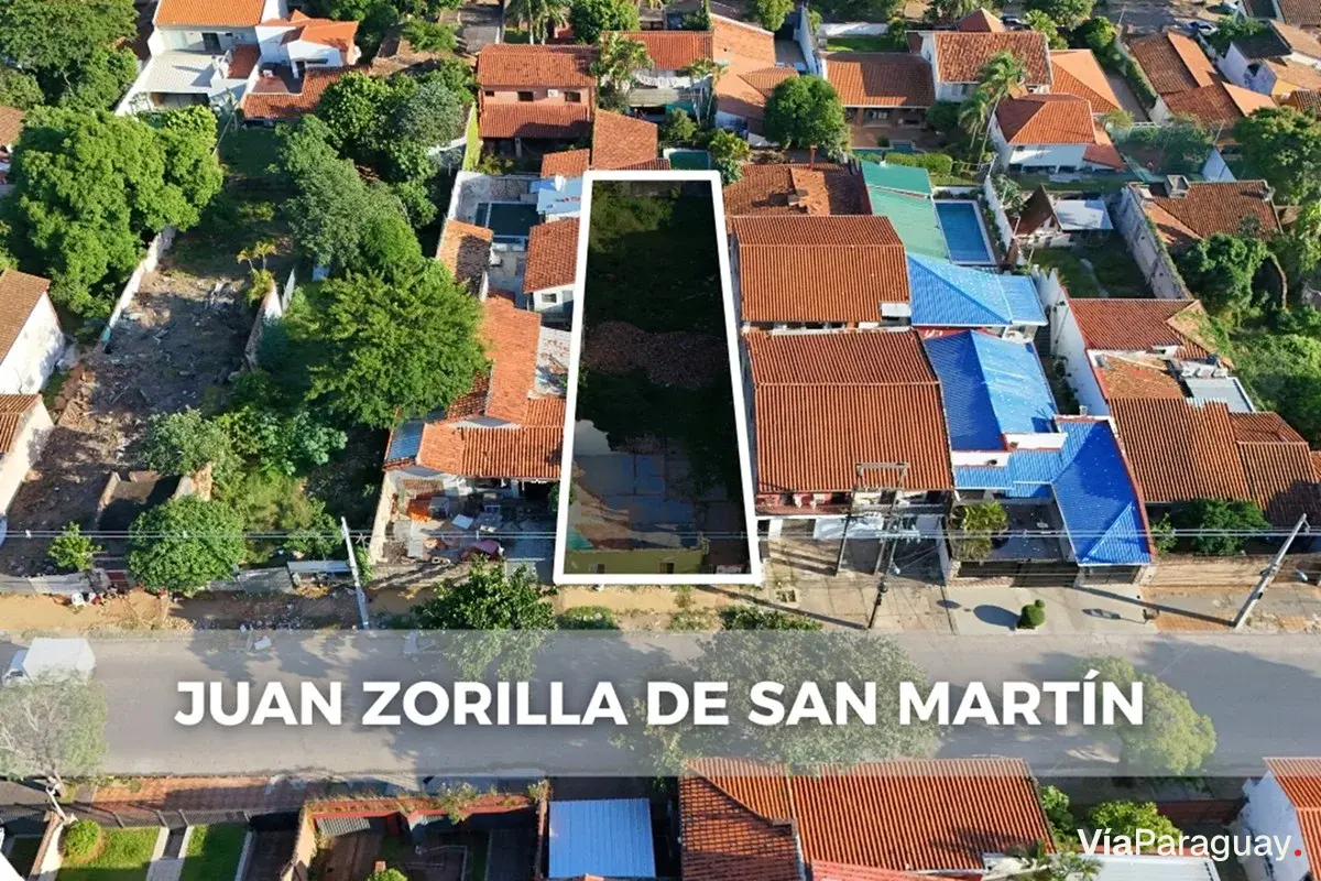 Terreno en venta en barrio San Vicente, Asunción