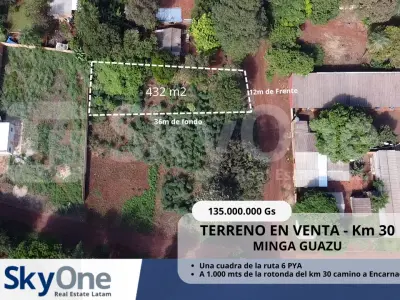 Terreno à venda no bairro Santa Clara, Minga Guazú