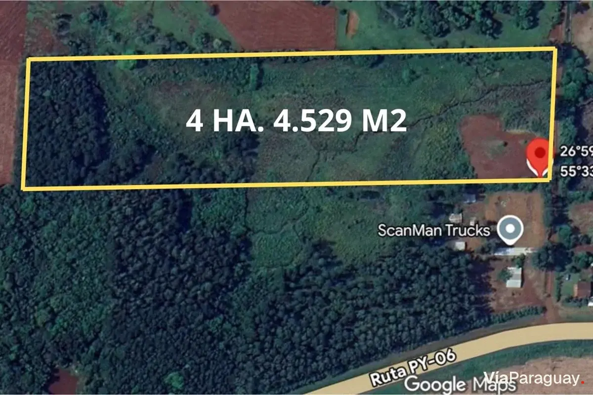 Terreno en venta en Bella Vista, Itapúa