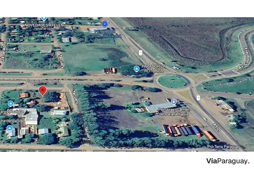 Terreno en venta en Carmen Del Paraná, Itapúa
